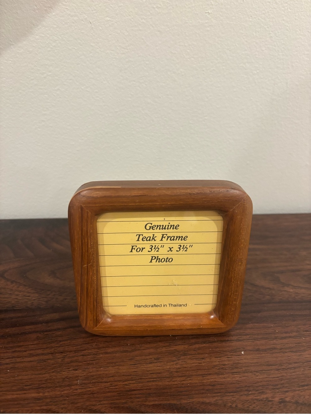 Handcrafted Genuine Teak Square Frame from Thailand
